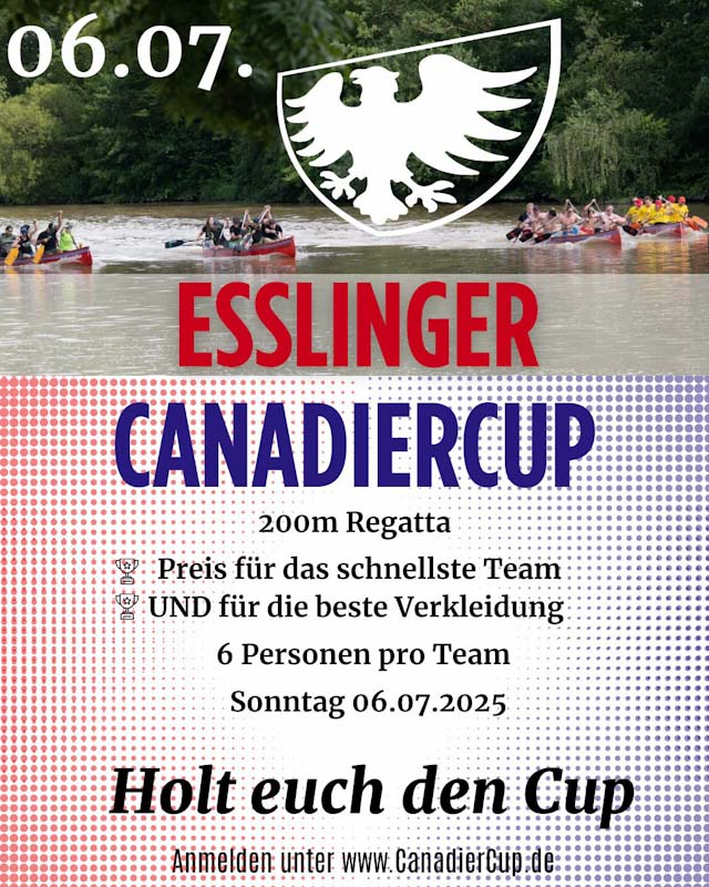 Esslinger Canadier Cup am So., 06.07.2025